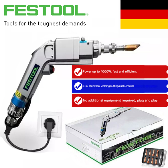 Media Markt special offers. Biggest discount ever! Festool portable laser welder (4-in-1), latest model 2025, welding/cutting/rust removal/cleaning, 9000 W! Only 100 left!