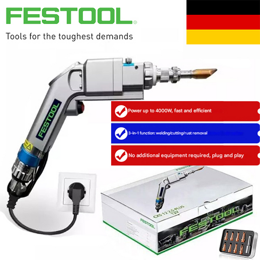 Media Markt special offers. Biggest discount ever! Festool portable laser welder (4-in-1), latest model 2025, welding/cutting/rust removal/cleaning, 9000 W! Only 100 left!