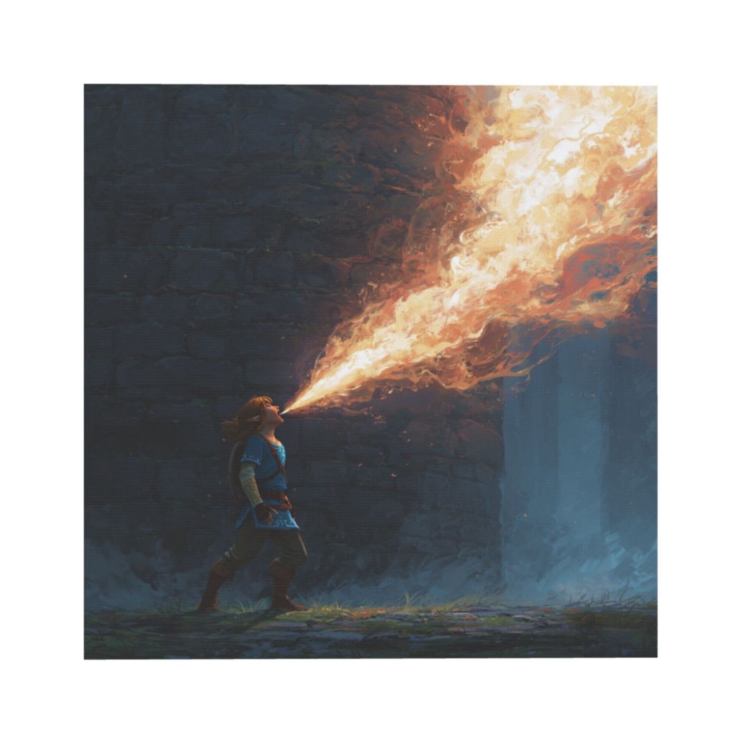 40×40cm Square Canvas Wall Art Unframed Modern Decorative Painting