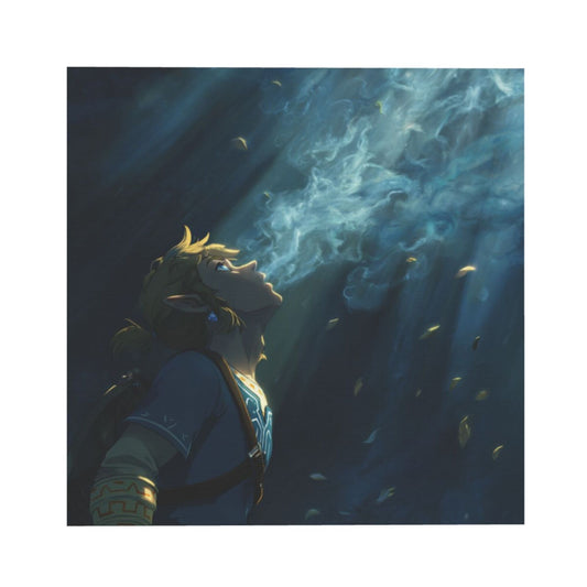 Underwater Artistic Square Canvas Wall Art 40×40cm Unframed Decorative Fabric Painting